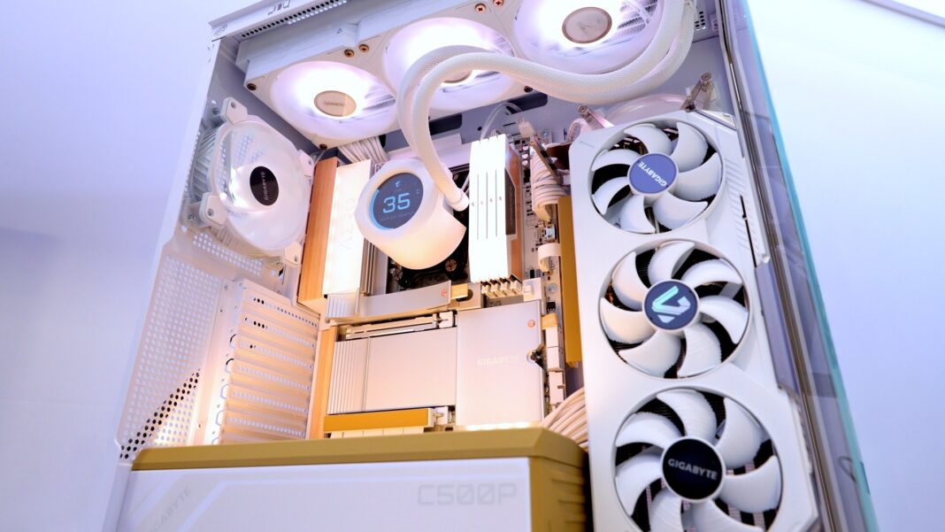 Gigabyteās X870E AERO X3D WOOD Turns Motherboards Into Modern Design Statements at CES 2026