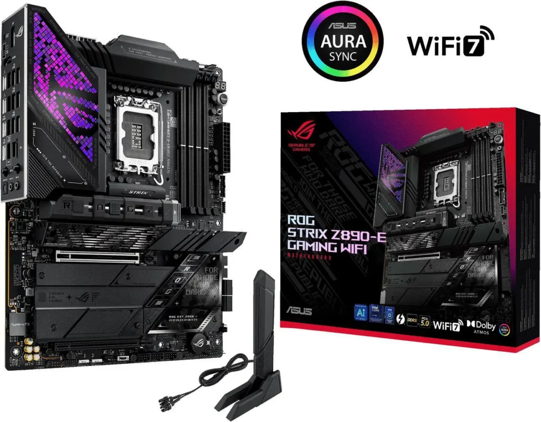 ASUS ROG STRIX Z890-E GAMING WIFI Intel® Z890 LGA 1851 ATX motherboard ($299.99) ASUS ROG STRIX Z890-E GAMING WIFI Intel® Z890 LGA 1851 ATX motherboard ($299.99)