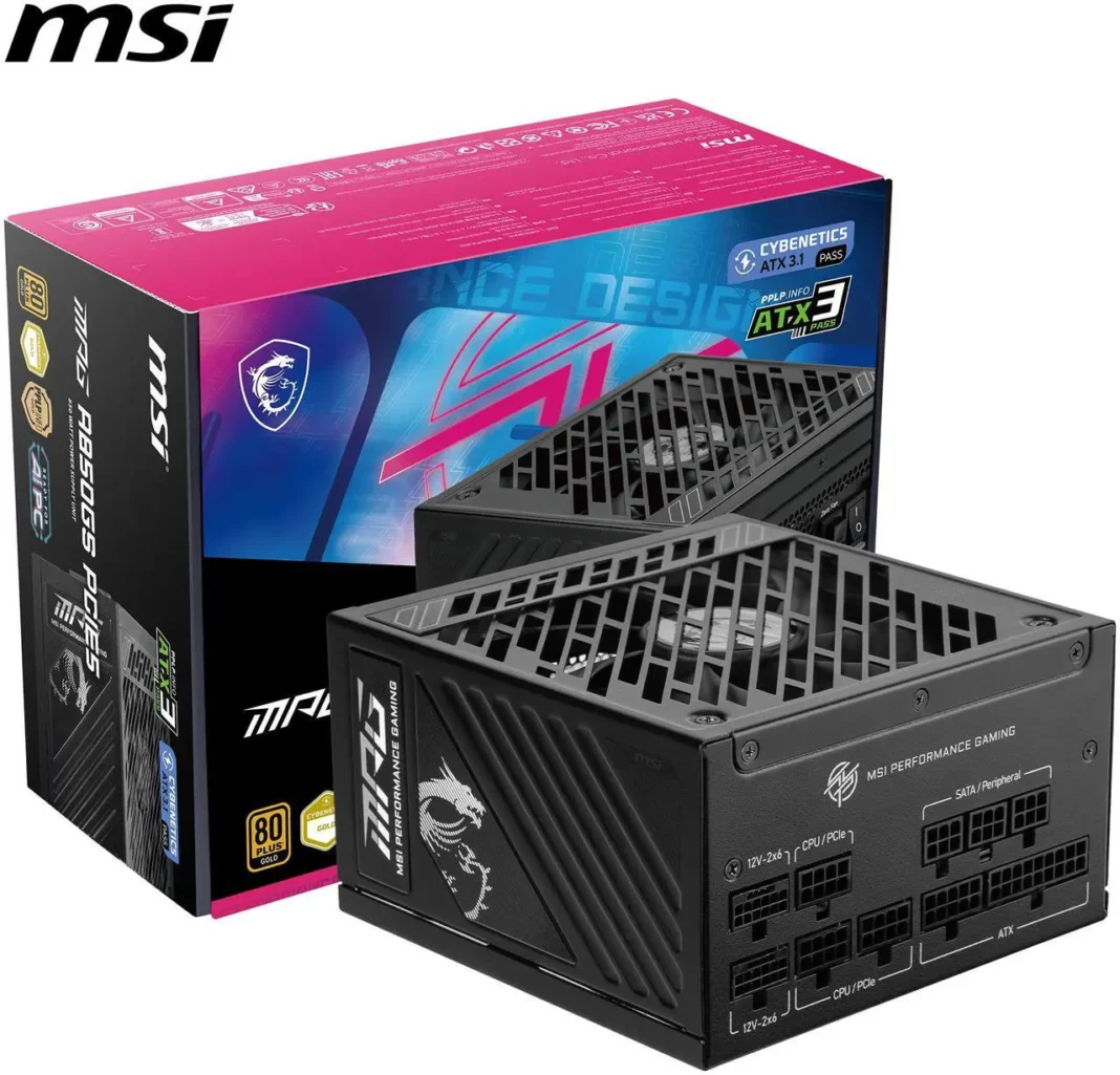 MSI MPG A850GS PCIE5, Fully Modular Gaming 850W Power Supply ($89.99) MSI MPG A850GS PCIE5, Fully Modular Gaming 850W Power Supply ($89.99)