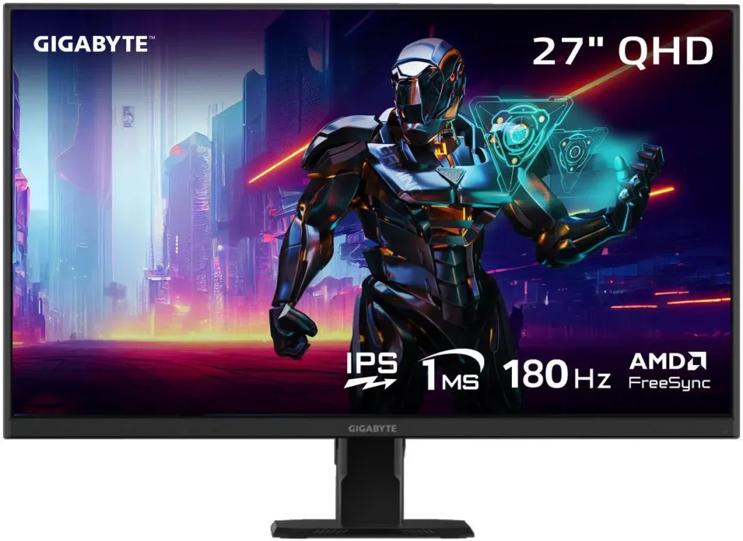 GIGABYTE 27″ QHD 2K 1440P 180hz IPS with AMD FreeSync Gaming Computer Monitor GS27QA ($159.99) GIGABYTE 27″ QHD 2K 1440P 180hz IPS with AMD FreeSync Gaming Computer Monitor GS27QA ($159.99)