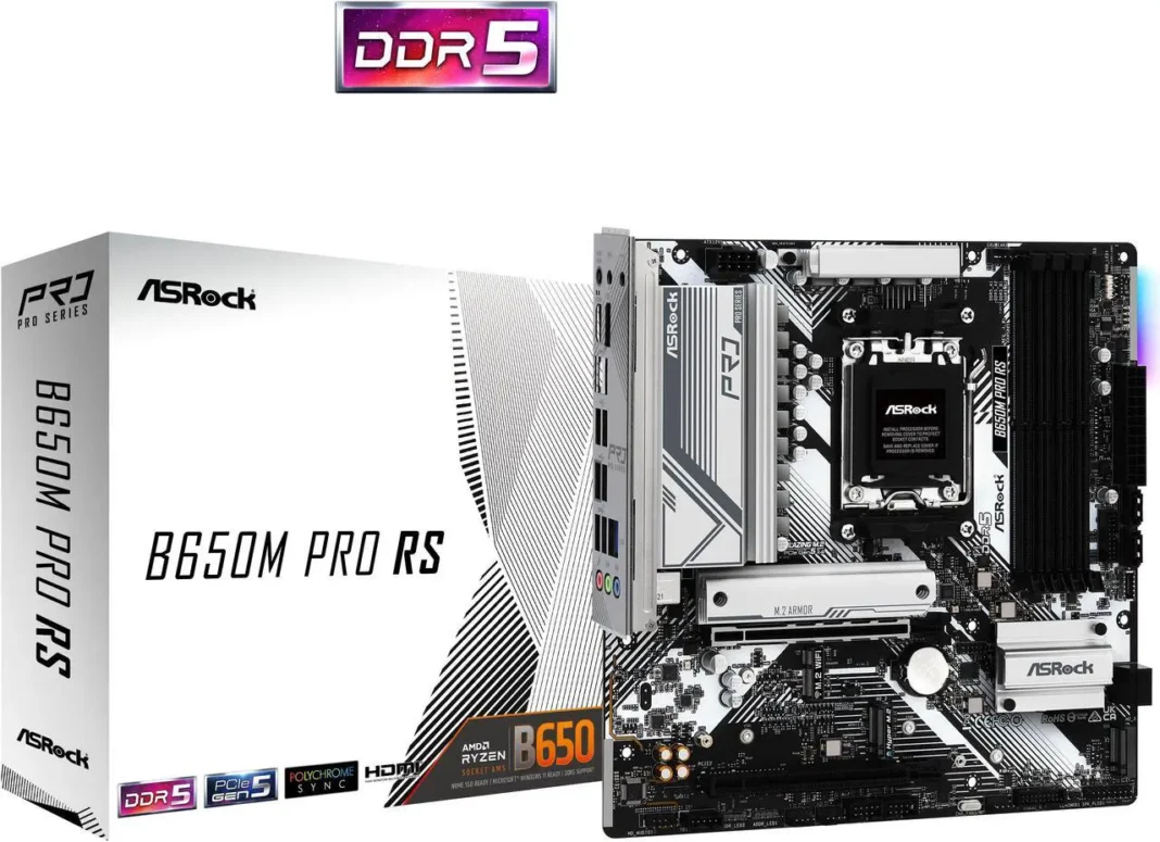 ASRock B650M PRO RS AM5 Micro ATX Motherboard ($89.99) ASRock B650M PRO RS AM5 Micro ATX Motherboard ($89.99)