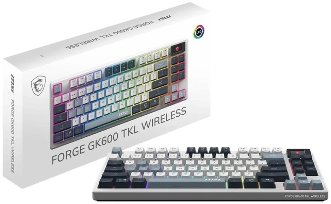 MSI Forge GK600 TKL Wireless Gaming Keyboard ($59.99) MSI Forge GK600 TKL Wireless Gaming Keyboard ($59.99)