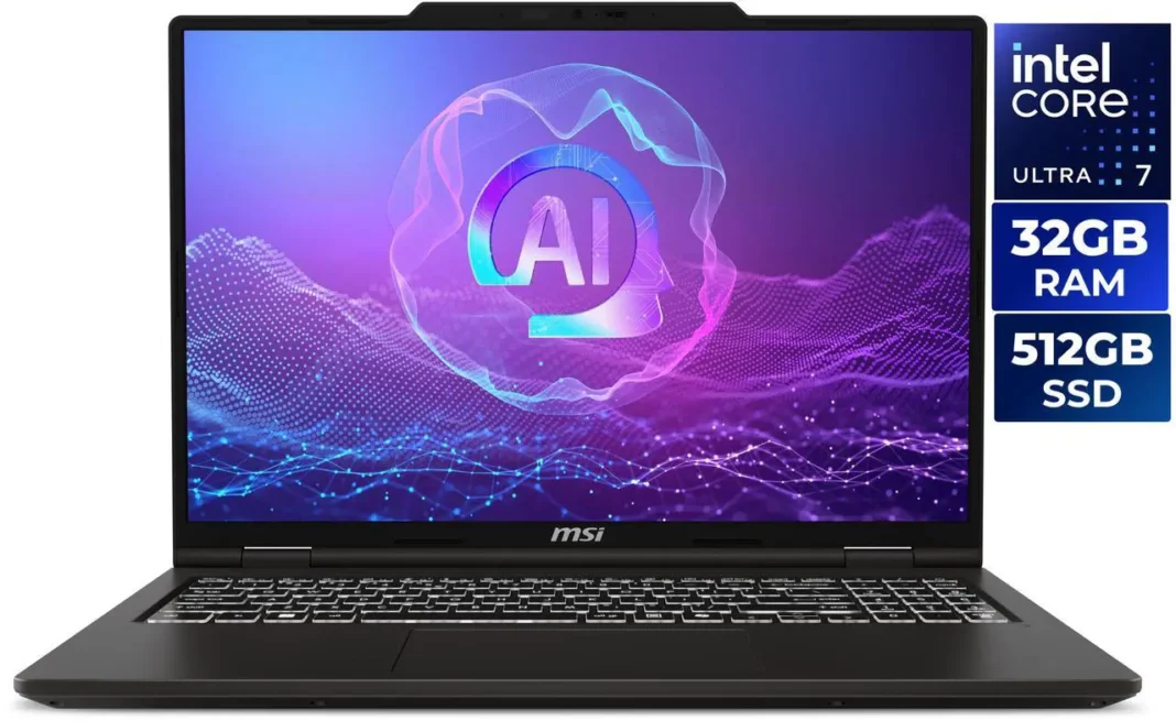 MSI Venture 16 AI TouchScreen Laptop – Intel Core Ultra 7 255H – 32GB DDR5 RAM – 512GB SSD (A2HMTG-046US) ($789.00) MSI Venture 16 AI TouchScreen Laptop – Intel Core Ultra 7 255H – 32GB DDR5 RAM – 512GB SSD (A2HMTG-046US) ($789.00)
