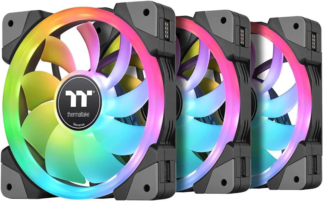 Thermaltake SWAFAN EX 12 RGB PC Cooling Fan, 3 Pack ($39.99) Thermaltake SWAFAN EX 12 RGB PC Cooling Fan, 3 Pack ($39.99)