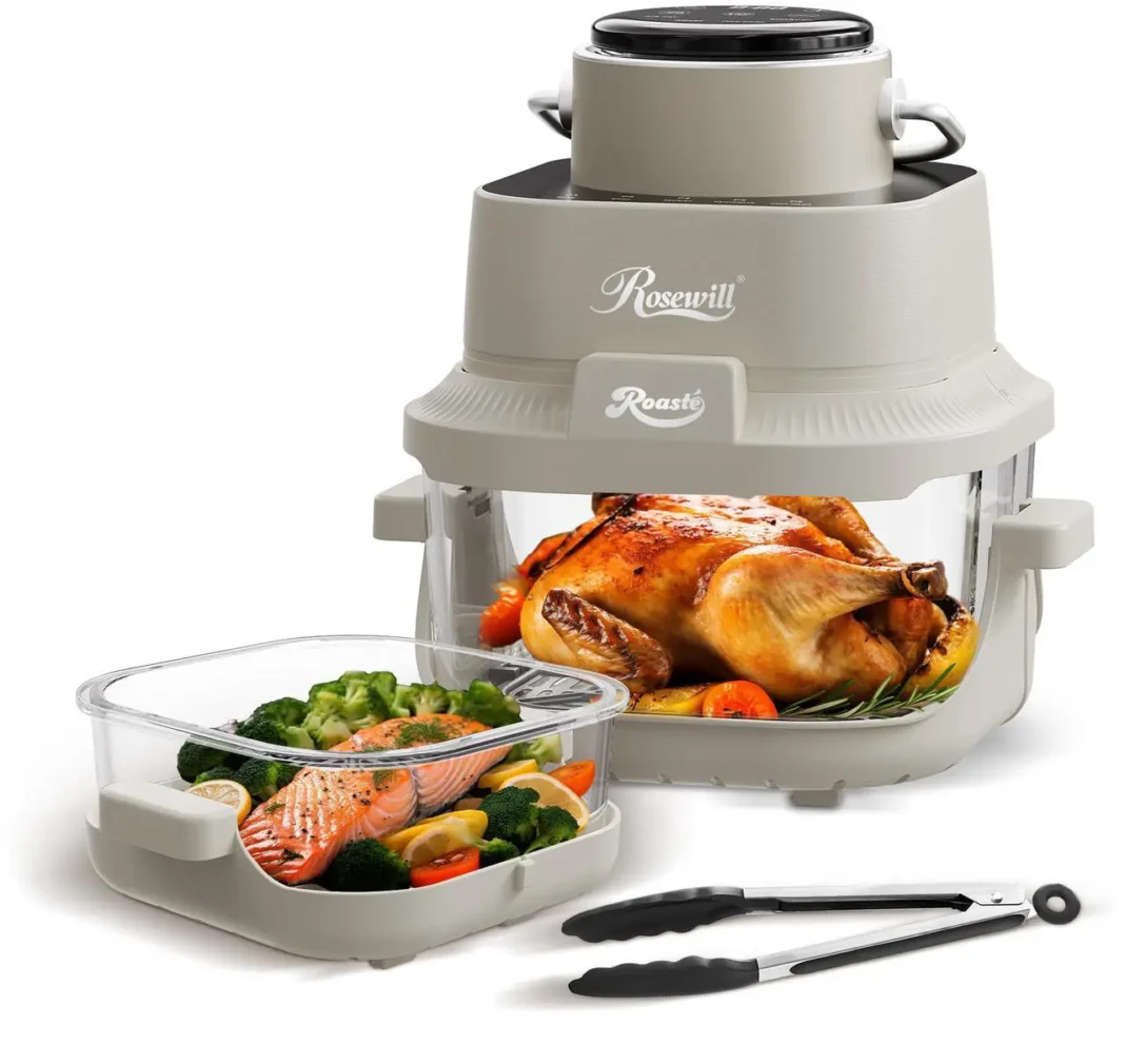 Rosewill 8-in-1 Portable Glass Air Fryer, 5.5QT ($69.99) Rosewill 8-in-1 Portable Glass Air Fryer, 5.5QT ($69.99)