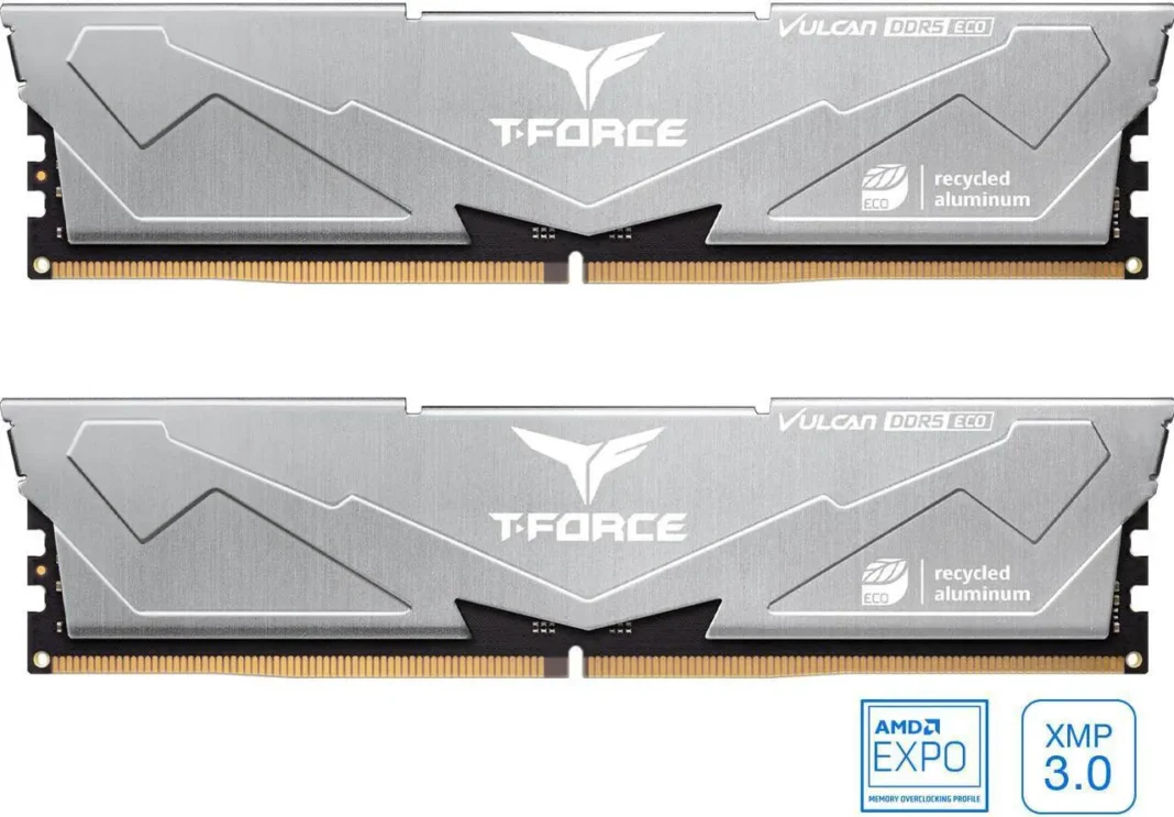 Team T-Force Vulcan ECO 32GB (2 x 16GB) 288-Pin PC RAM DDR5 6400 (PC5 51200) ($399.99) Team T-Force Vulcan ECO 32GB (2 x 16GB) 288-Pin PC RAM DDR5 6400 (PC5 51200) ($399.99)