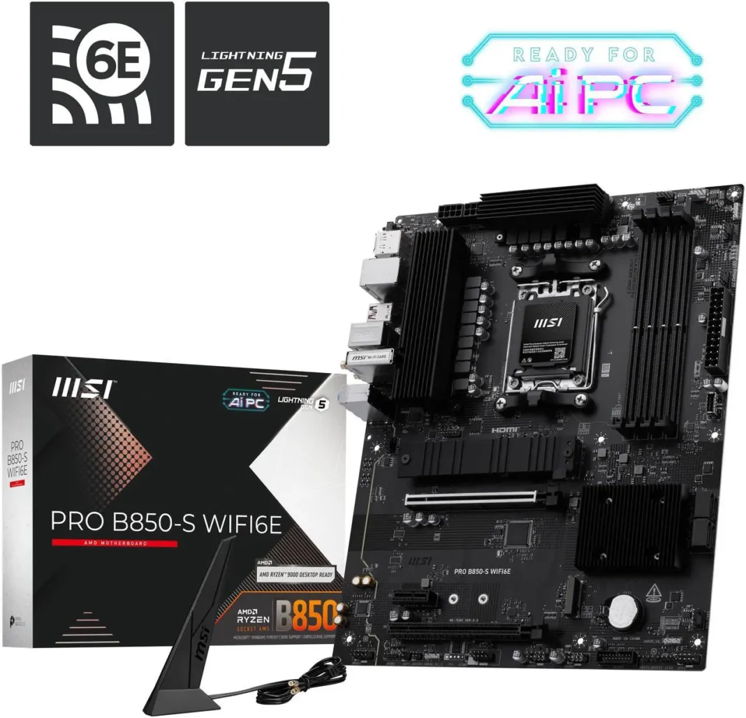 MSI PRO B850-S WIFI6E Motherboard ($139.99) MSI PRO B850-S WIFI6E Motherboard ($139.99)