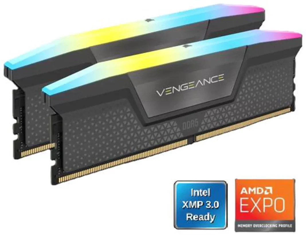 CORSAIR Vengeance RGB 16GB (2 x 8GB) 288-Pin PC RAM DDR5 6000 ($259.99) CORSAIR Vengeance RGB 16GB (2 x 8GB) 288-Pin PC RAM DDR5 6000 ($259.99)