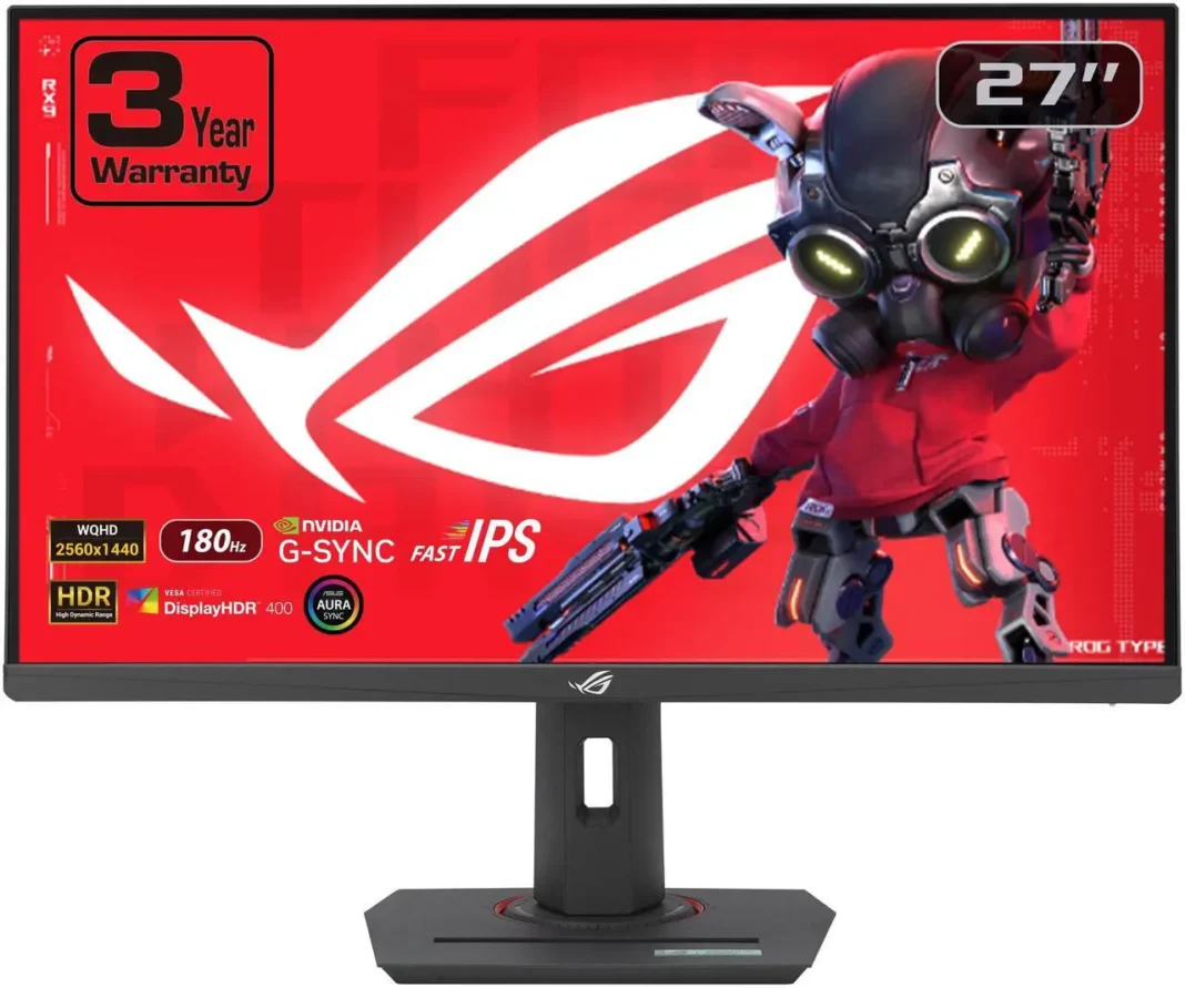 ASUS ROG Strix 27″ QHD 2K 1440P 180Hz fast IPS with AMD FreeSync Gaming Monitor XG27ACG ($179.99) ASUS ROG Strix 27″ QHD 2K 1440P 180Hz fast IPS with AMD FreeSync Gaming Monitor XG27ACG ($179.99)