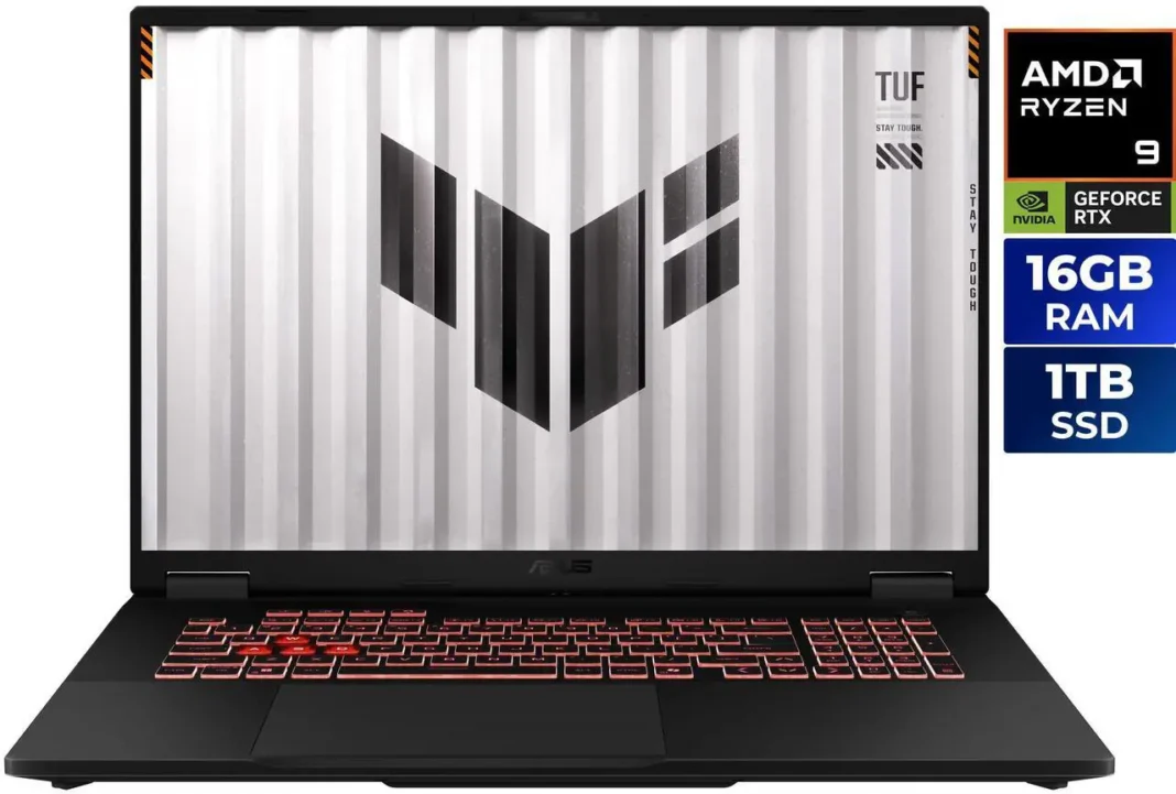 ASUS TUF Gaming – 18.0″ WUXGA 144 Hz – AMD Ryzen 9 8940HX – GeForce RTX 5070 Laptop GPU – 16GB Memory DDR5 5600 – 1TB PCIe SSD ($1999.99) ASUS TUF Gaming – 18.0″ WUXGA 144 Hz – AMD Ryzen 9 8940HX – GeForce RTX 5070 Laptop GPU – 16GB Memory DDR5 5600 – 1TB PCIe SSD ($1999.99)