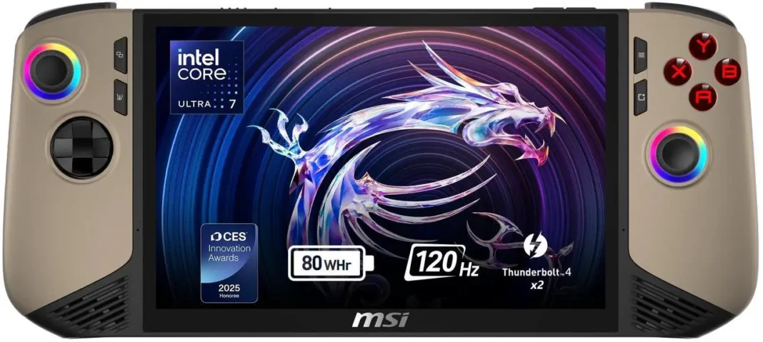 MSI Claw PC Gaming Handheld: Intel Ultra 7-258V, 8″ FHD 120Hz Display, 32GB LPDDR5, 1TB NVMe SSD ($1099.00) MSI Claw PC Gaming Handheld: Intel Ultra 7-258V, 8″ FHD 120Hz Display, 32GB LPDDR5, 1TB NVMe SSD ($1099.00)