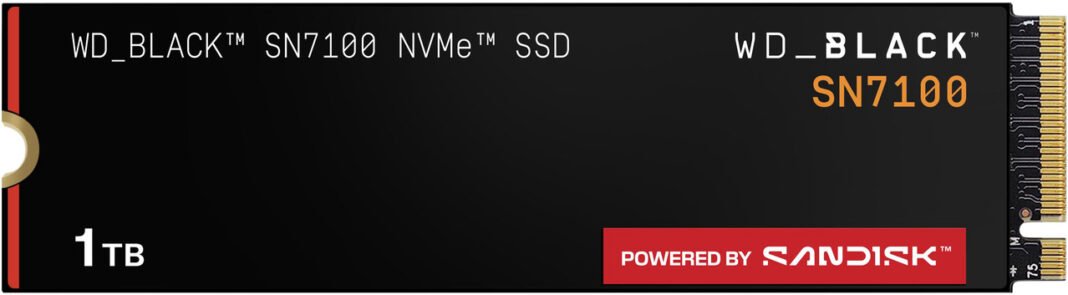 WD_BLACK SN7100 M.2 2280 1TB PCI-Express 4.0 x4 ($189.99) WD_BLACK SN7100 M.2 2280 1TB PCI-Express 4.0 x4 ($189.99)