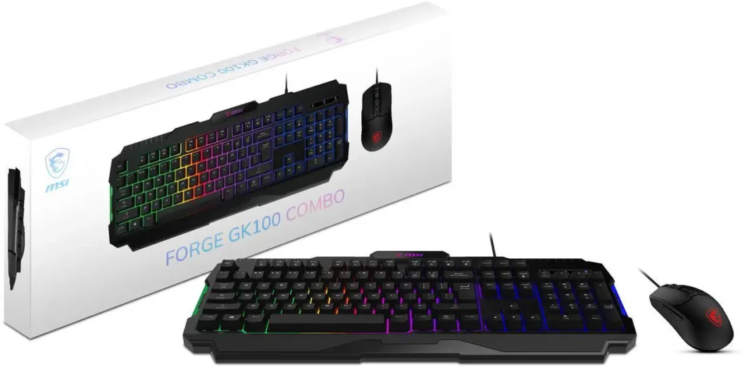 MSI Forge GK100 Combo – Gaming RGB Keyboard & Mouse Set ($29.99) MSI Forge GK100 Combo – Gaming RGB Keyboard & Mouse Set ($29.99)